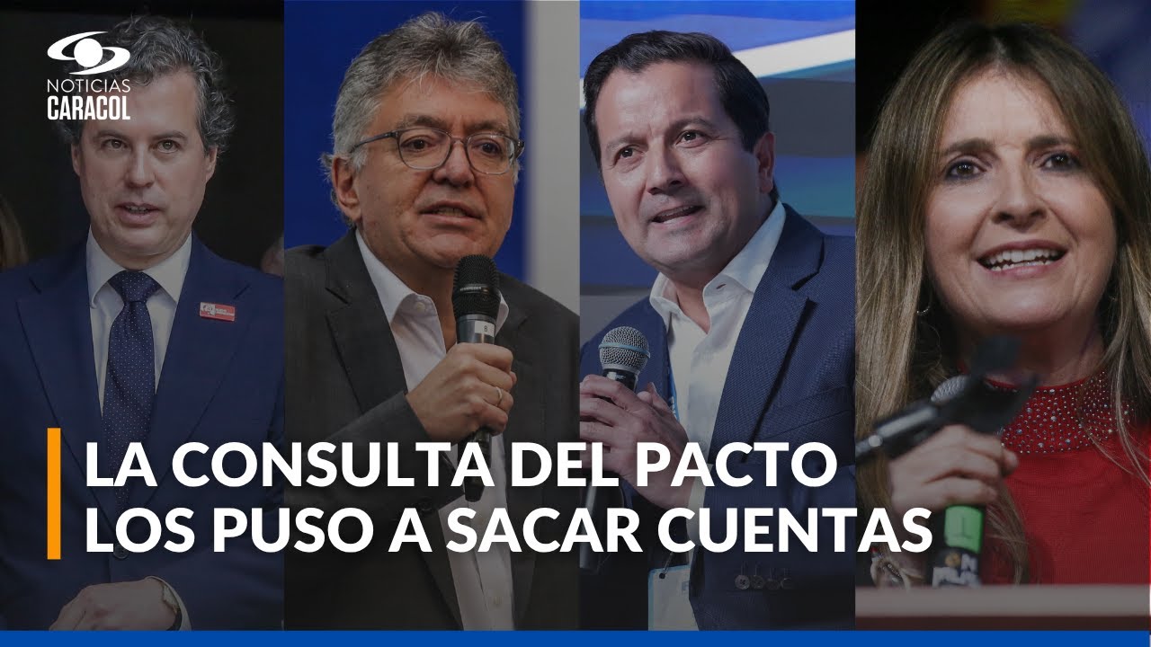 Precandidatos presidenciales reaccionan a los resultados de la consulta del Pacto Histórico