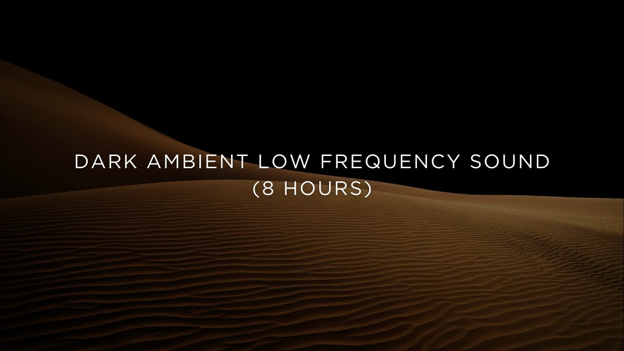 Brown Noise for Deep Sleep (8 Hours) | Dark Ambient Low Frequency Sound