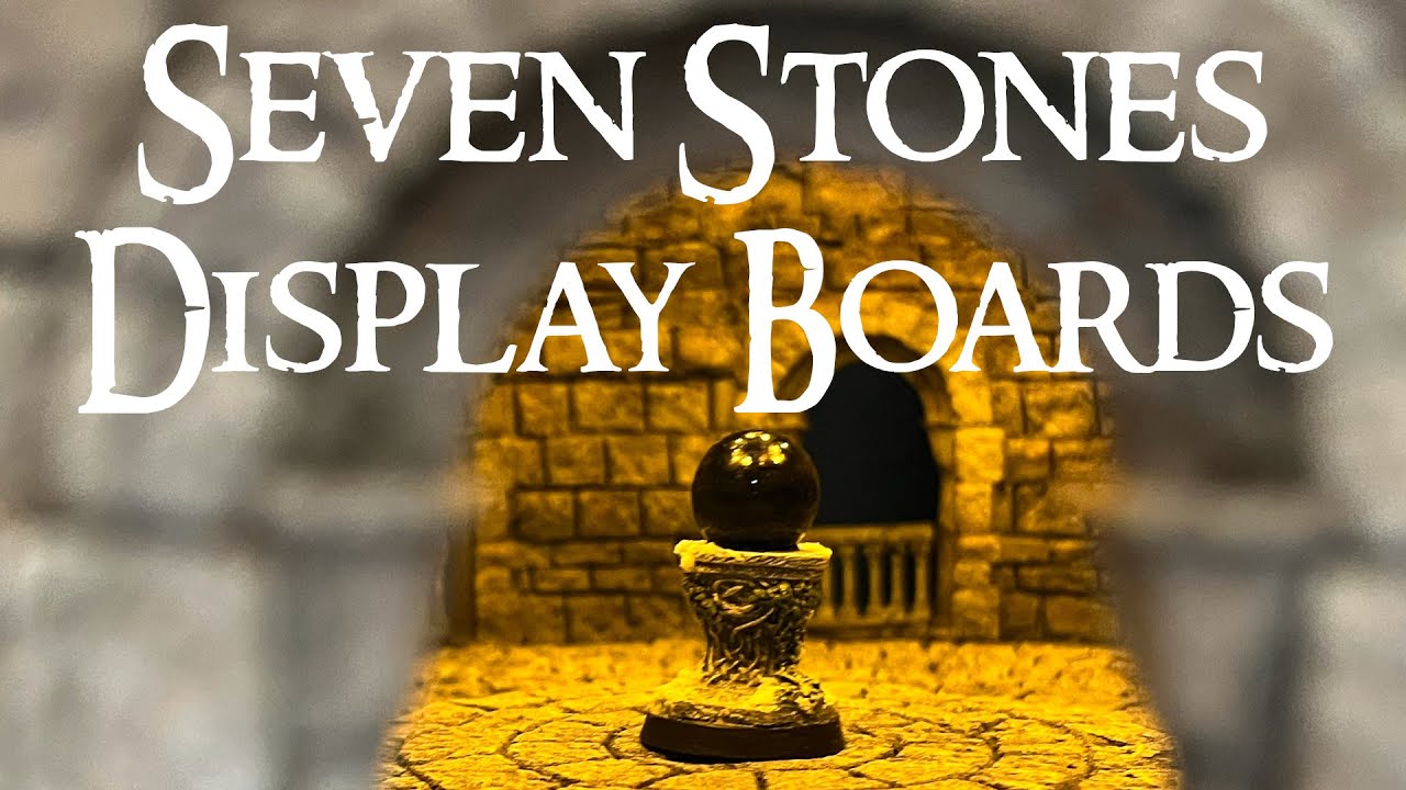 Seven Stones display boards - Middle-earth - incredible hobby action!