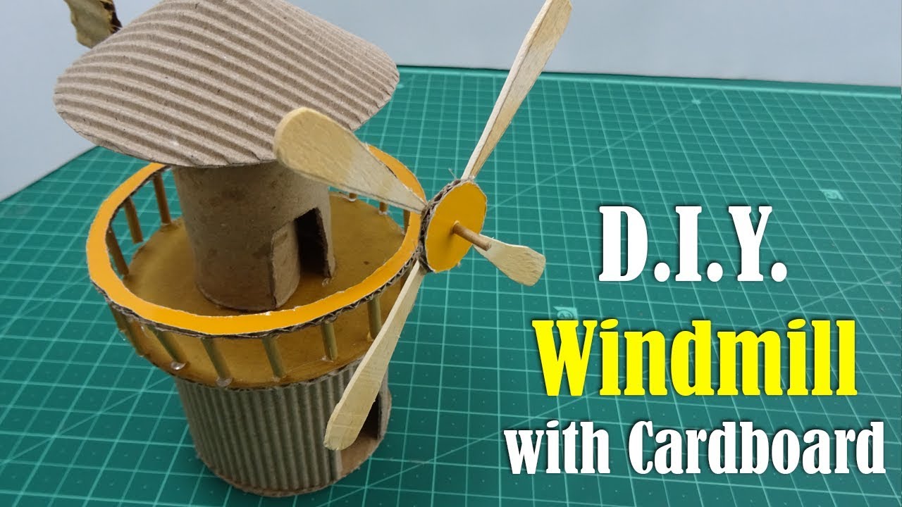 DIY: Windmill with Cardboard