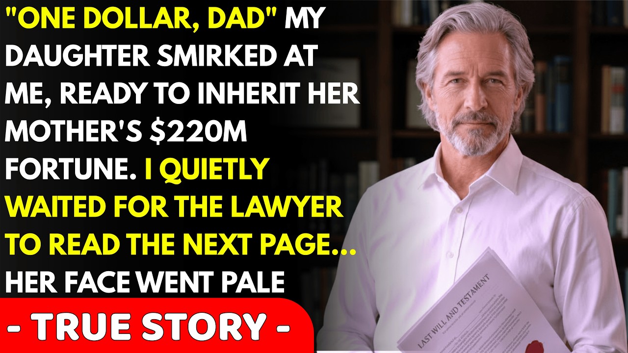 My Daughter Said I Would Get NOTHING From My Ex-Wife's $220M Will — Lawyer You Inherit...