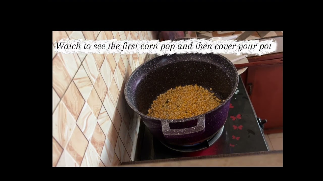 First time making popcorn 
