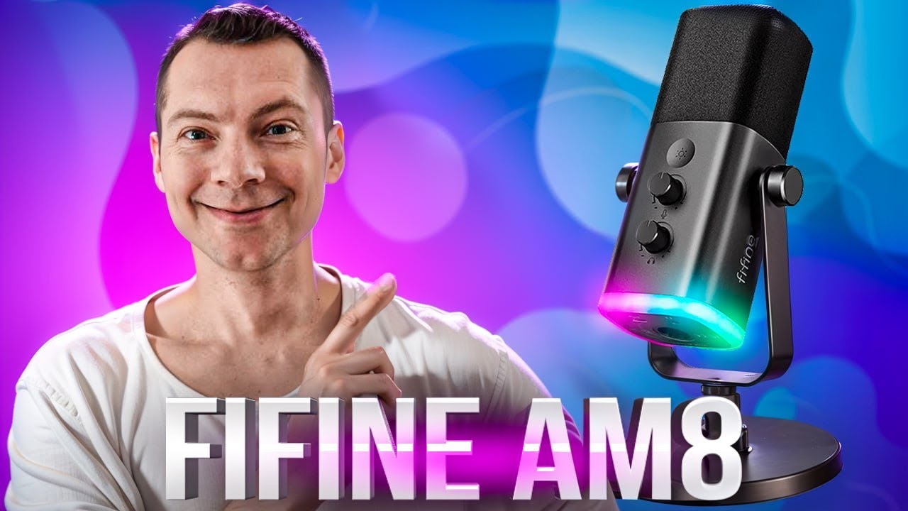 Динамический XLR/USB микрофон FIFINE AmpliGame AM8 - тесты и улучшение