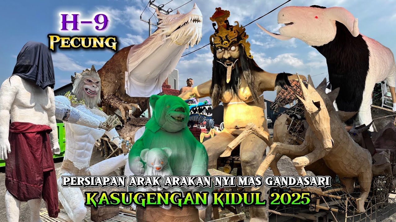 Update Persiapan Arak arakan PECUNG 2025‼️Nyi Mas Gandasari KASUGENGAN KIDUL Cirebon 
