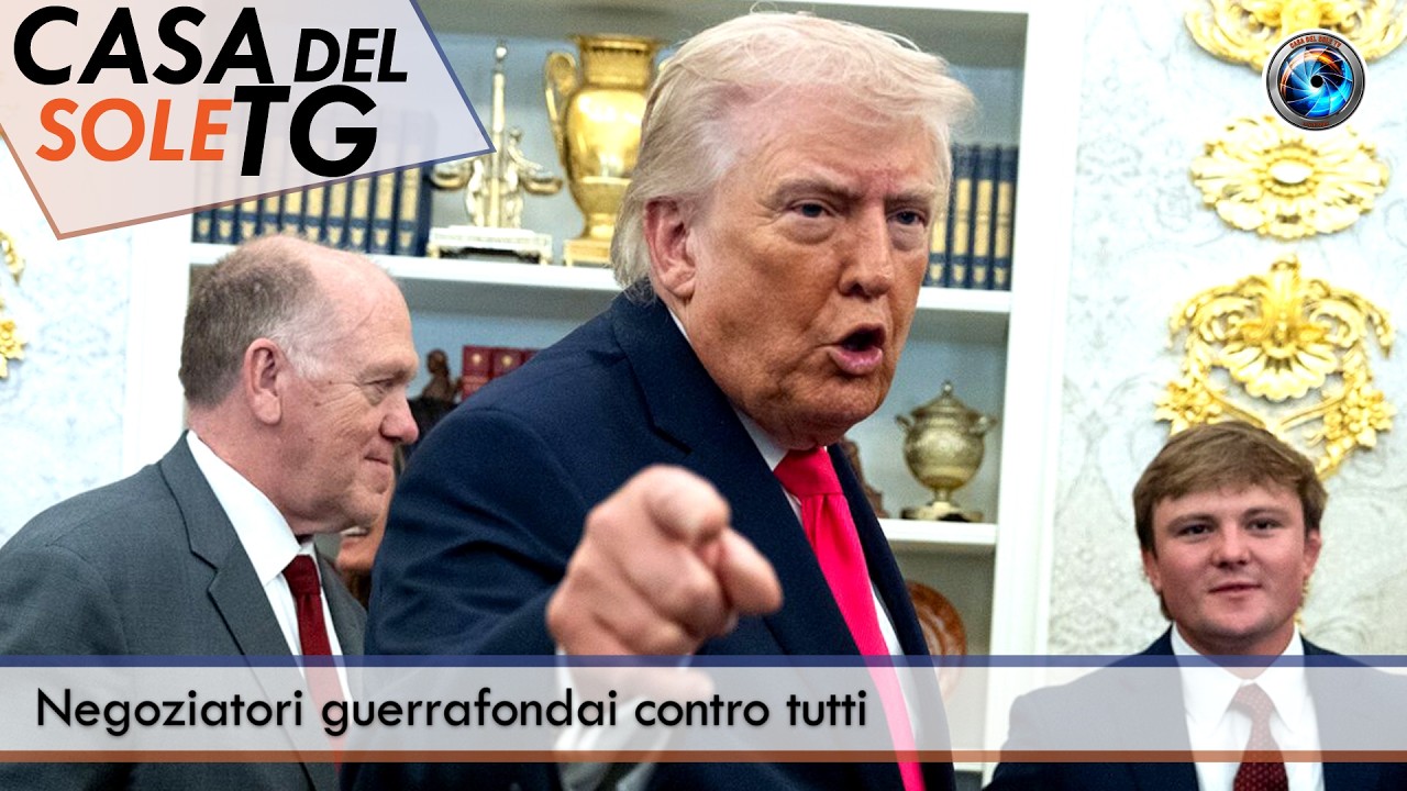 CasaDelSoleTG 27.03.26 🔴 Negoziatori guerrafondai contro tutti