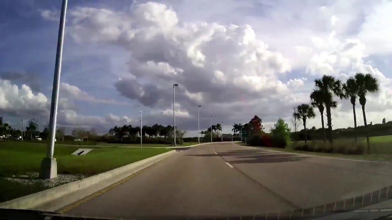 Driving on the Brand New Direct Connect from I75 to RSW Airport - Fort Myers, Florida