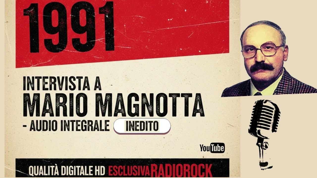 🎙️ MARIO MAGNOTTA a RADIO ROCK (1991): L'Intervista Storica di Giampiero Vigorito (INEDITO)