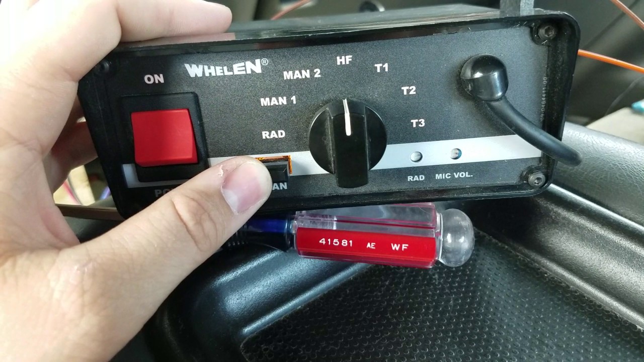 Whelen 295SL100 Siren Demo