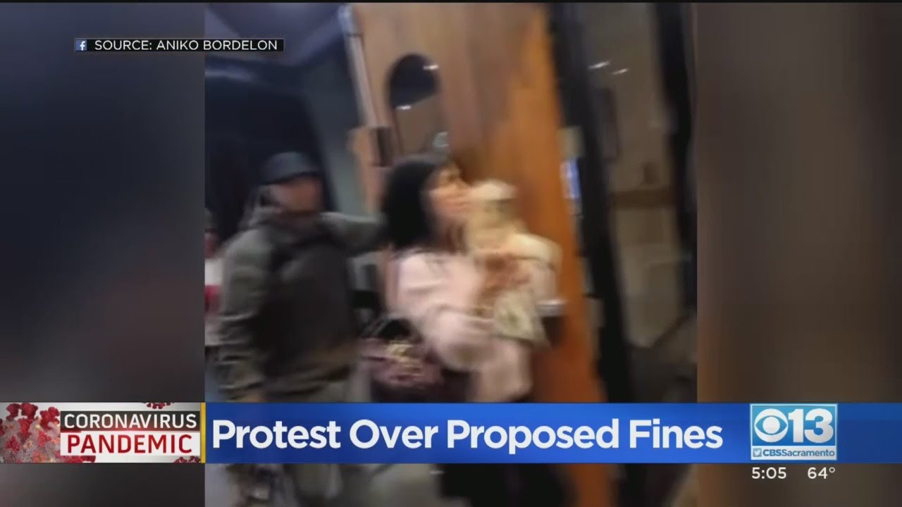 Business Owners Protest Proposed Fines