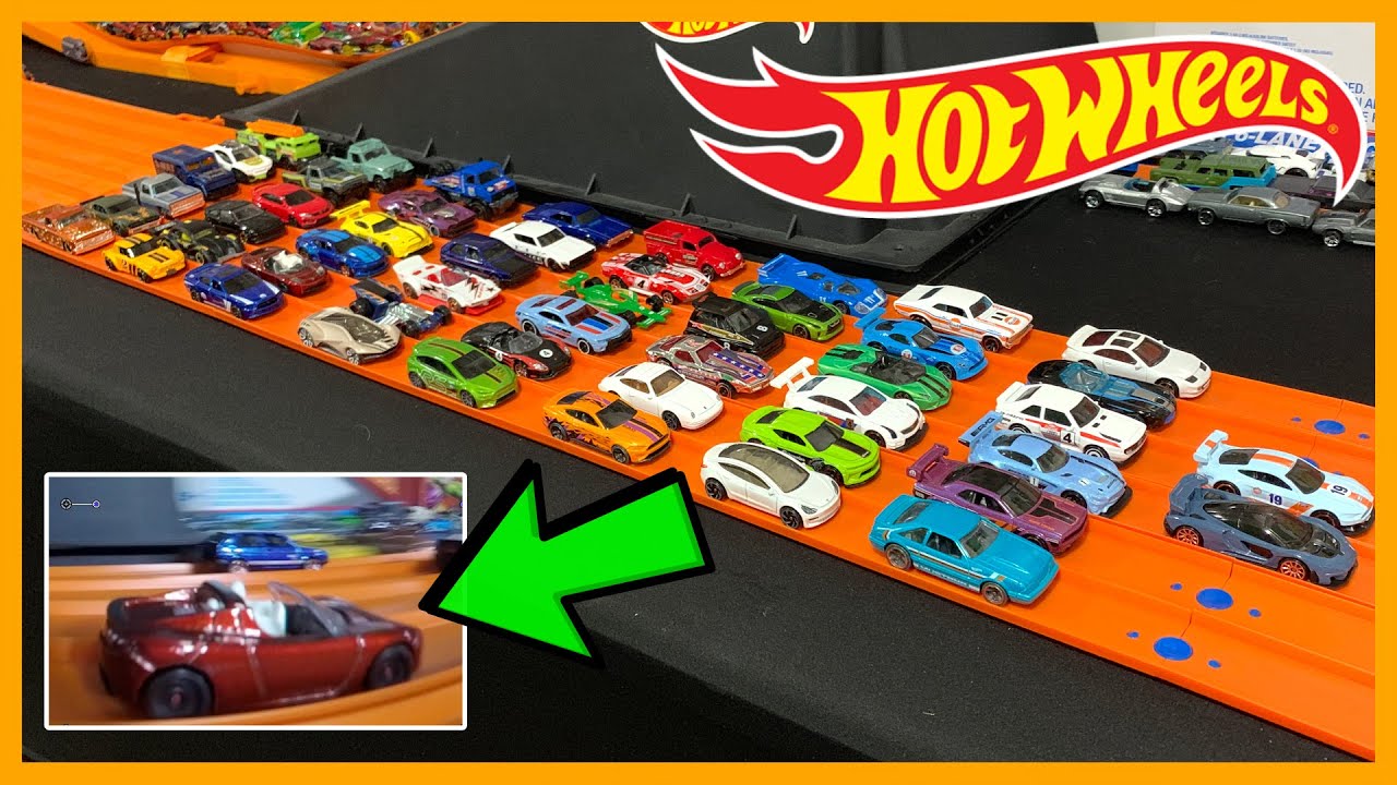 Hot Wheels Racing 50 Car Championship with *GoPro Cam*