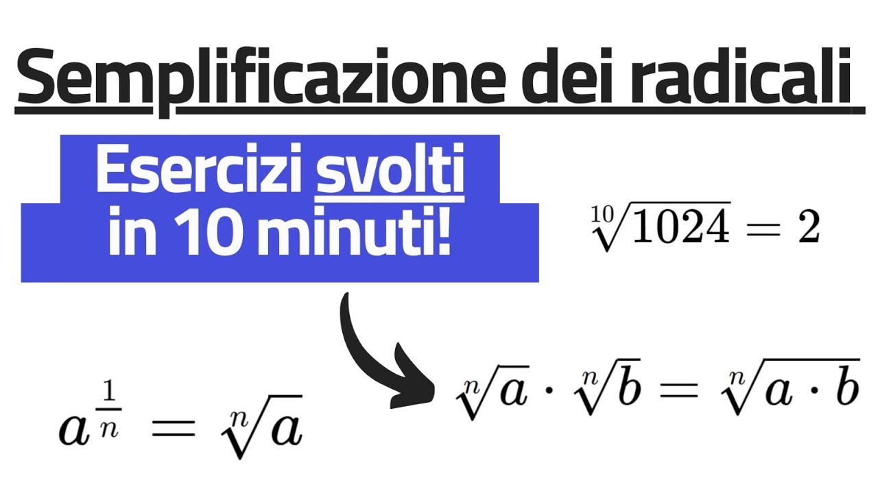 Esercizi svolti sulla semplificazione dei radicali!