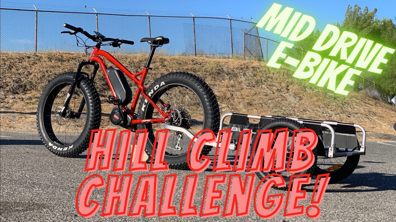 2000W HPC Titan E-Bike with 200Nm torque.  Hill climb towing test!