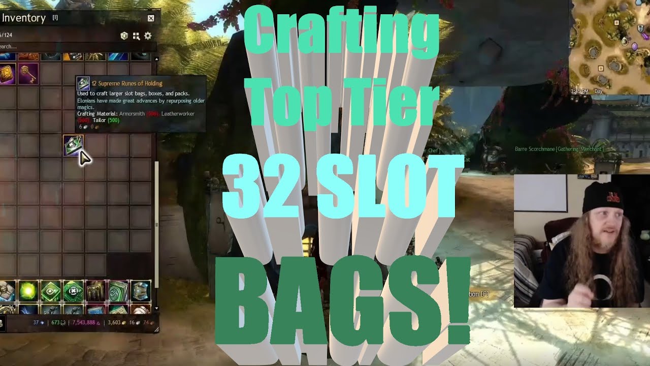 How to Craft the Cheapest 32 Slot Bags in Guild Wars 2