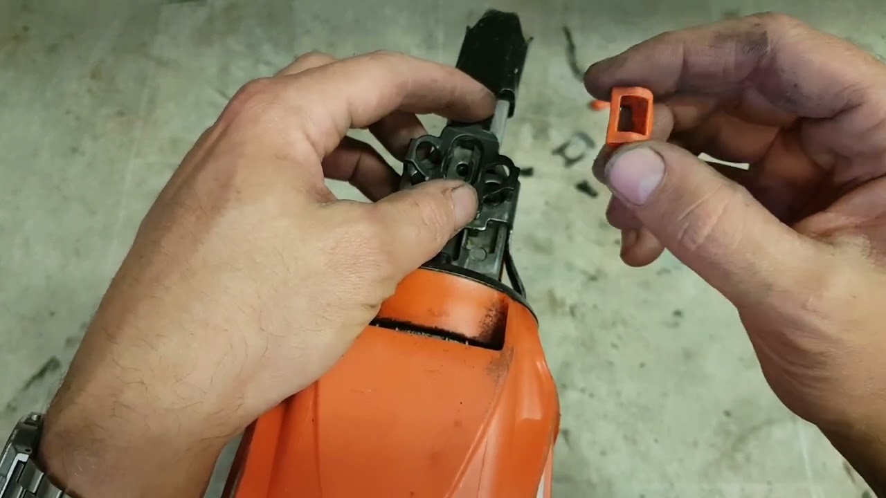 How to rebuild or repair a Paslode im350 front nose probe correctly.