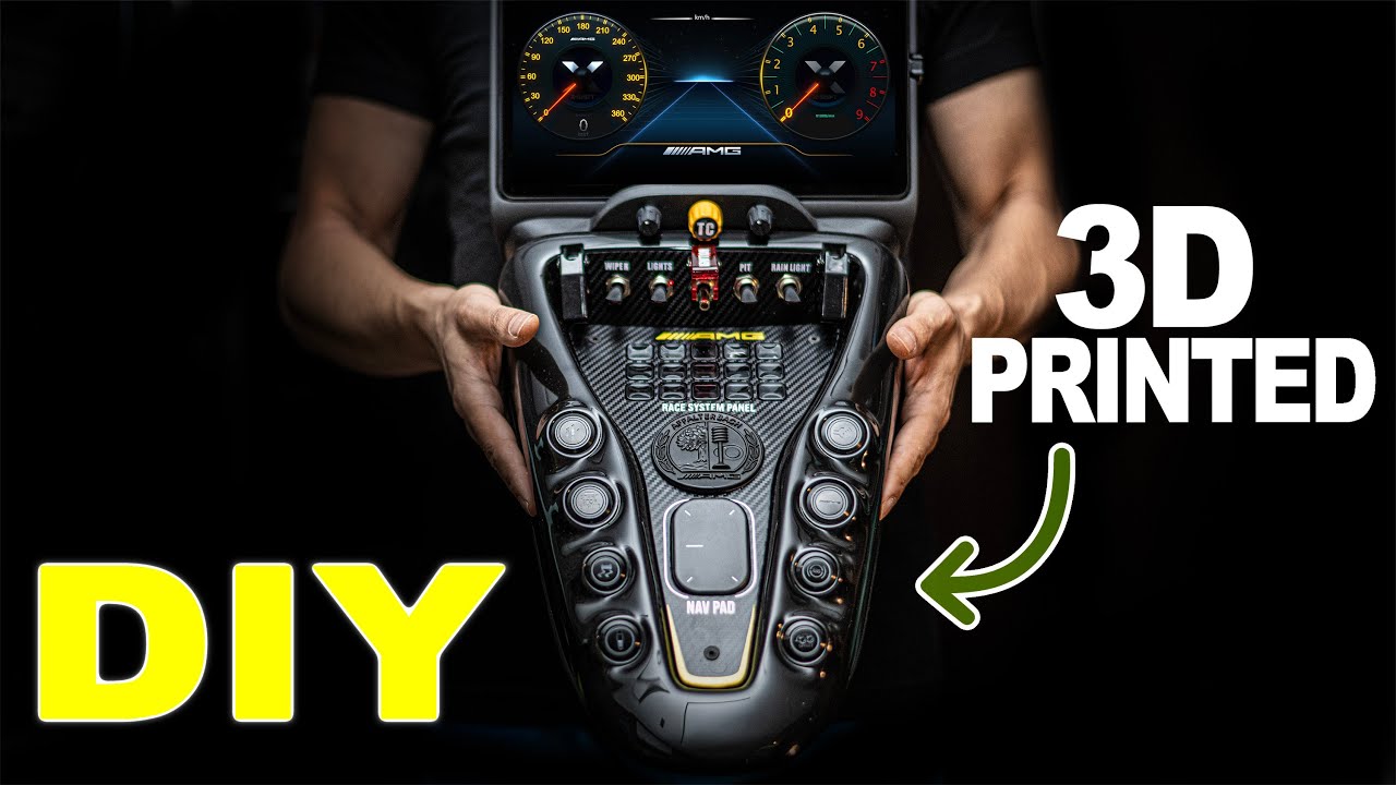 DIY AMG Console – 3D Printed & Fully Custom! Part 1/2