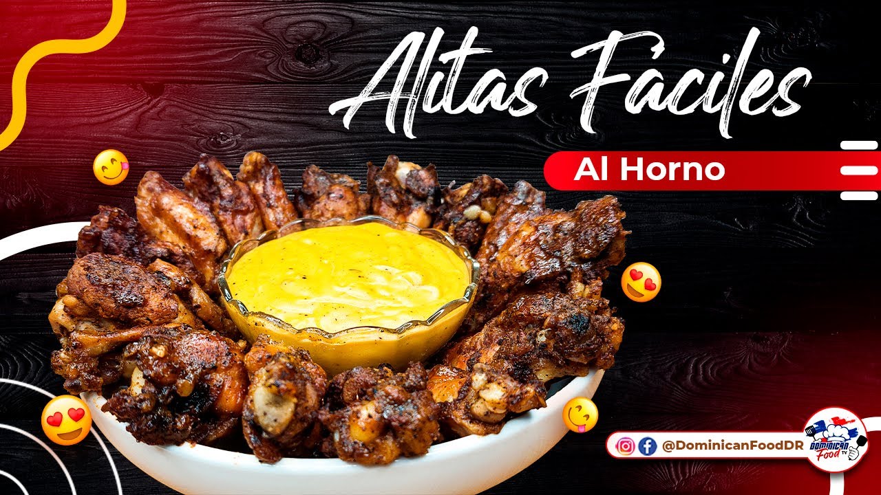 Receta - Alitas de Pollo al Horno super facil / Cocinando en Casa ♥