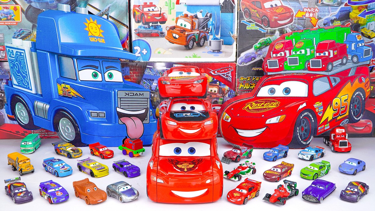 Disney Pixar Cars Unboxing Review | Lightning Mcqueen, Tow Mater, Doc Hudson, Sally Carrera, Cruz