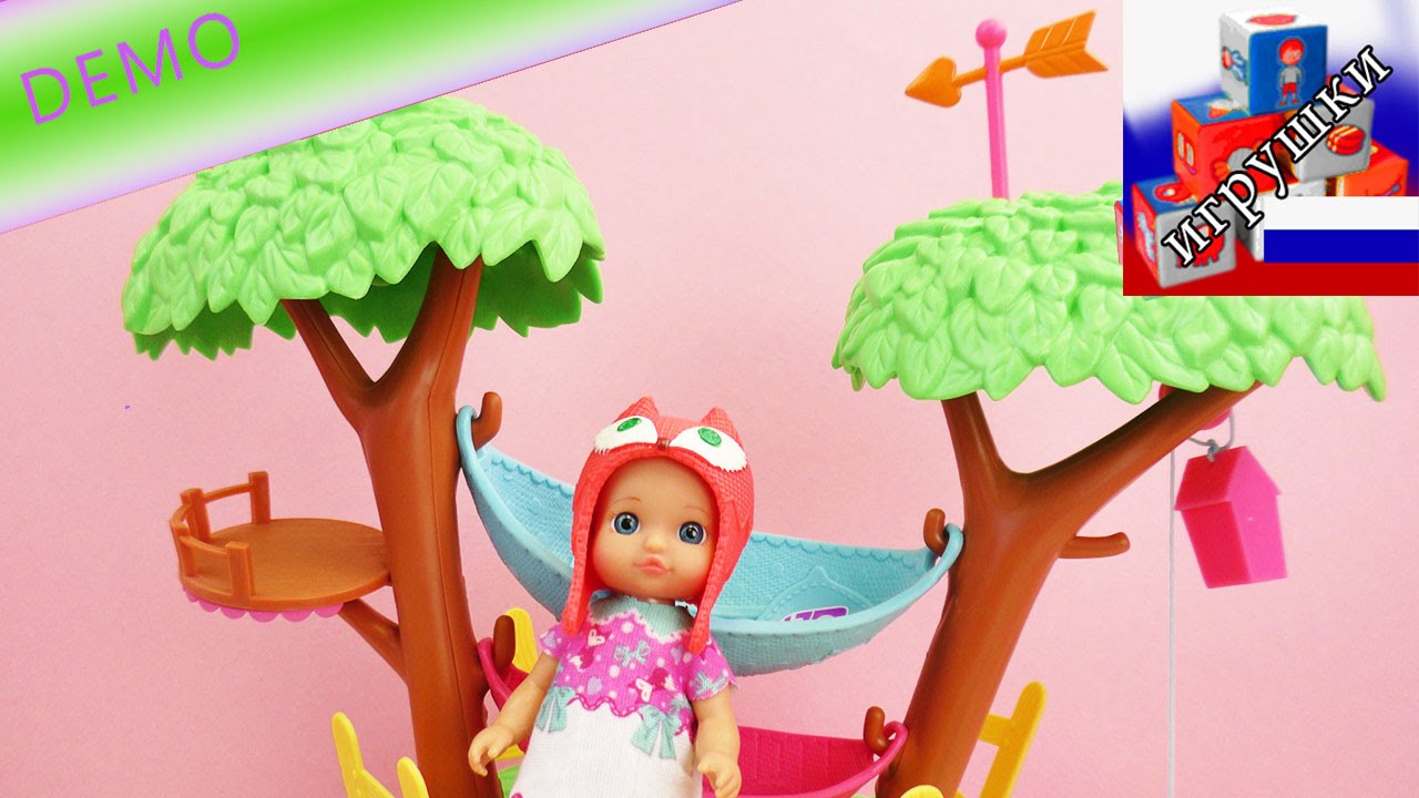 Домик на дереве Zapf Creation mini CHOU CHOU демонстрация