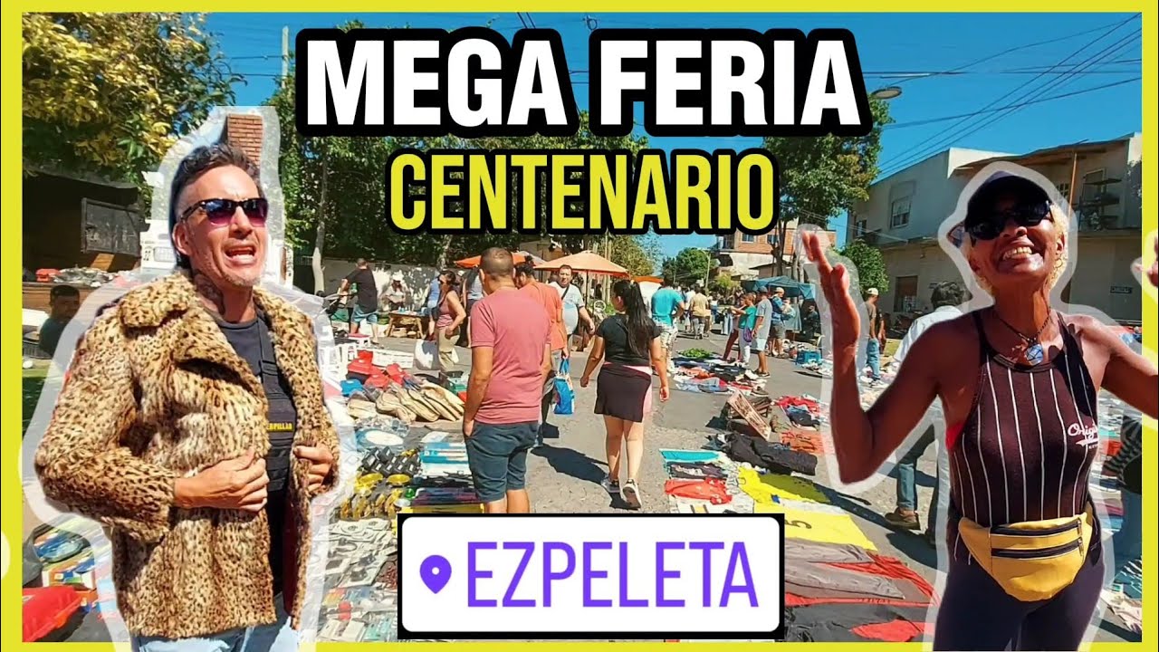 SHOPPING de BARRIO en Ezpeleta MEGAFERIA de Viernes.