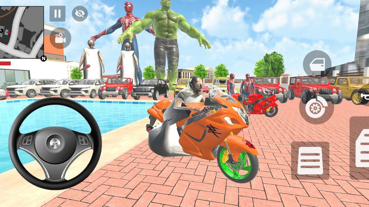 New mega ramp challenge 💥😱 Indian theft auto simulator 🤩🎉