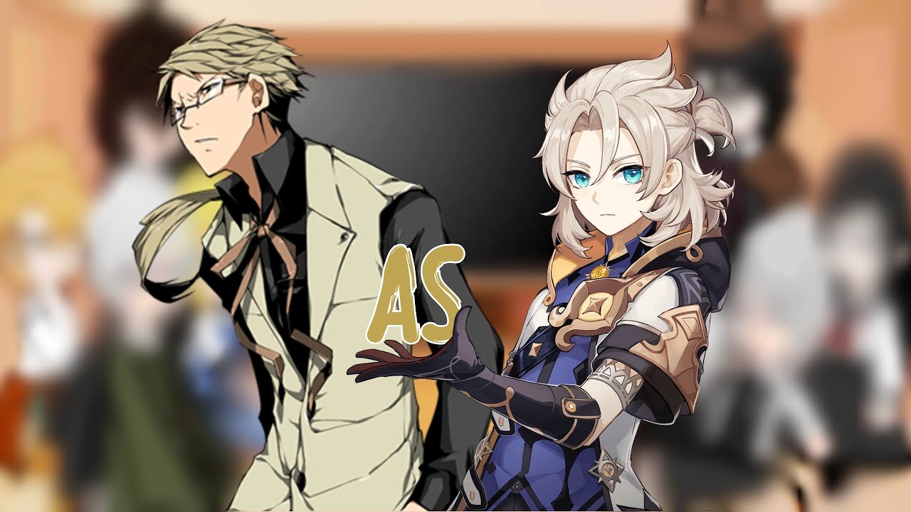 BSD react to Kunikida as Albedo | Requested | Bungo stray dogs / Genshin | AU