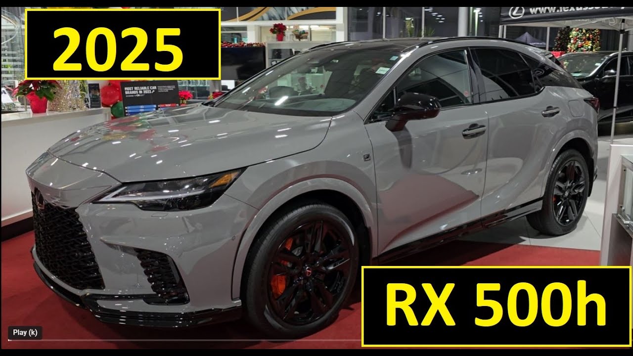 2025 Lexus RX 500h Hybrid F Sport Black Line Special Edition Incognito Walk Around Video