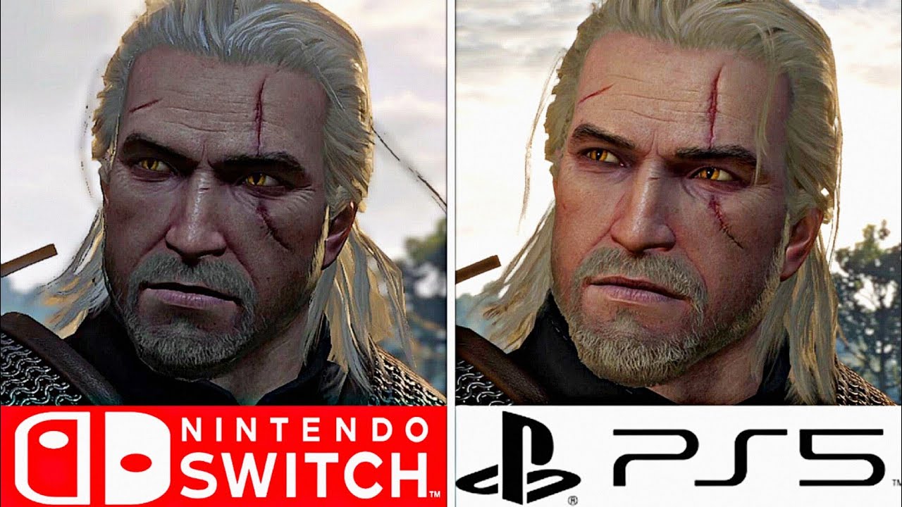The Witcher 3 Nintendo Switch vs. The Witcher 3 PS5 | Graphics Comparison