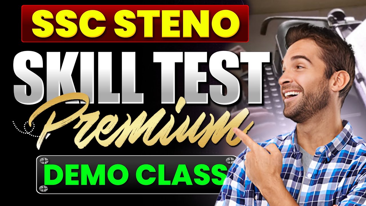 SSC Stenographer Skill Test 2025 | Target 2.0 Batch Demo Class 🔥 | Shorthand Speed Strategy