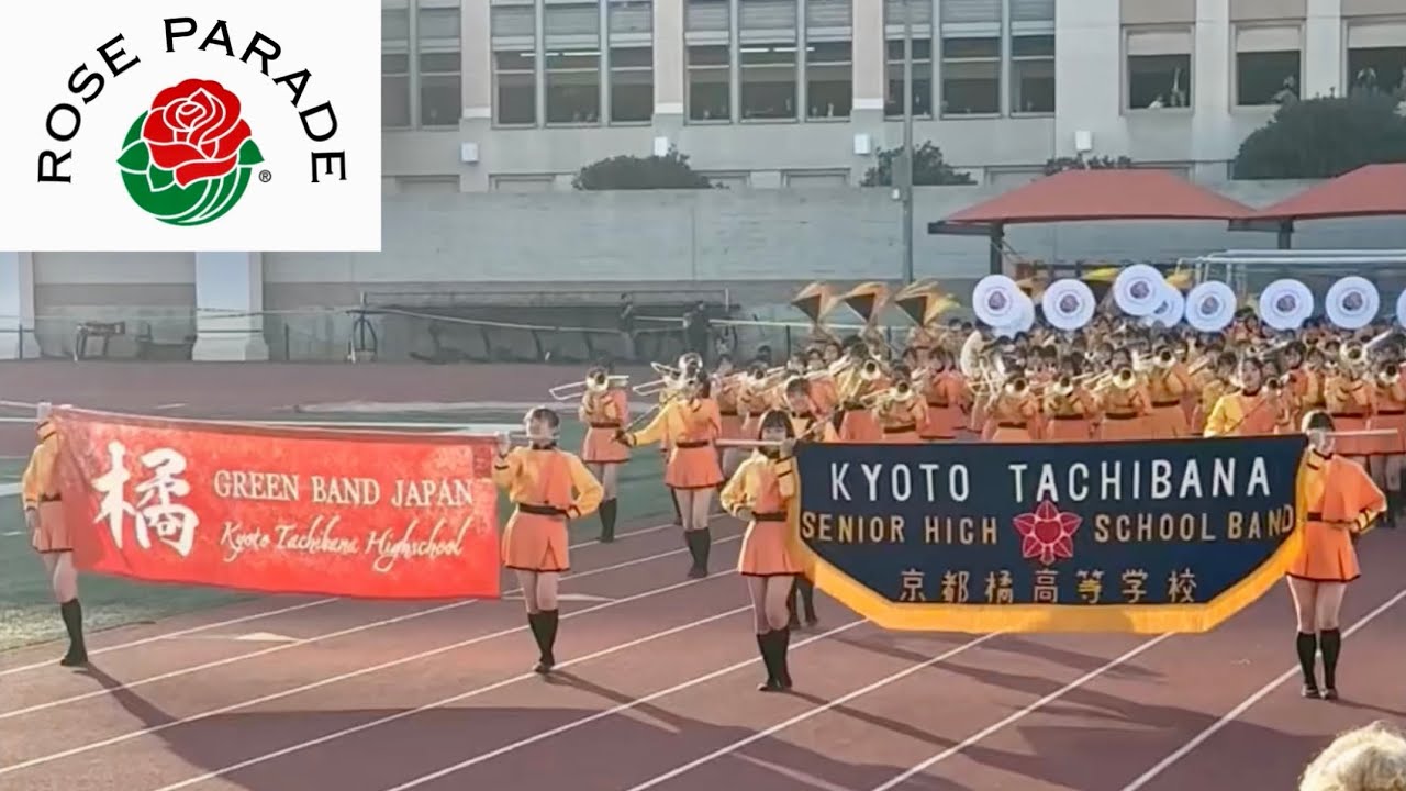Kyoto Tachibana High School Green Band 京都橘高校吹奏楽部 - Rose Parade BANDFEST 2025