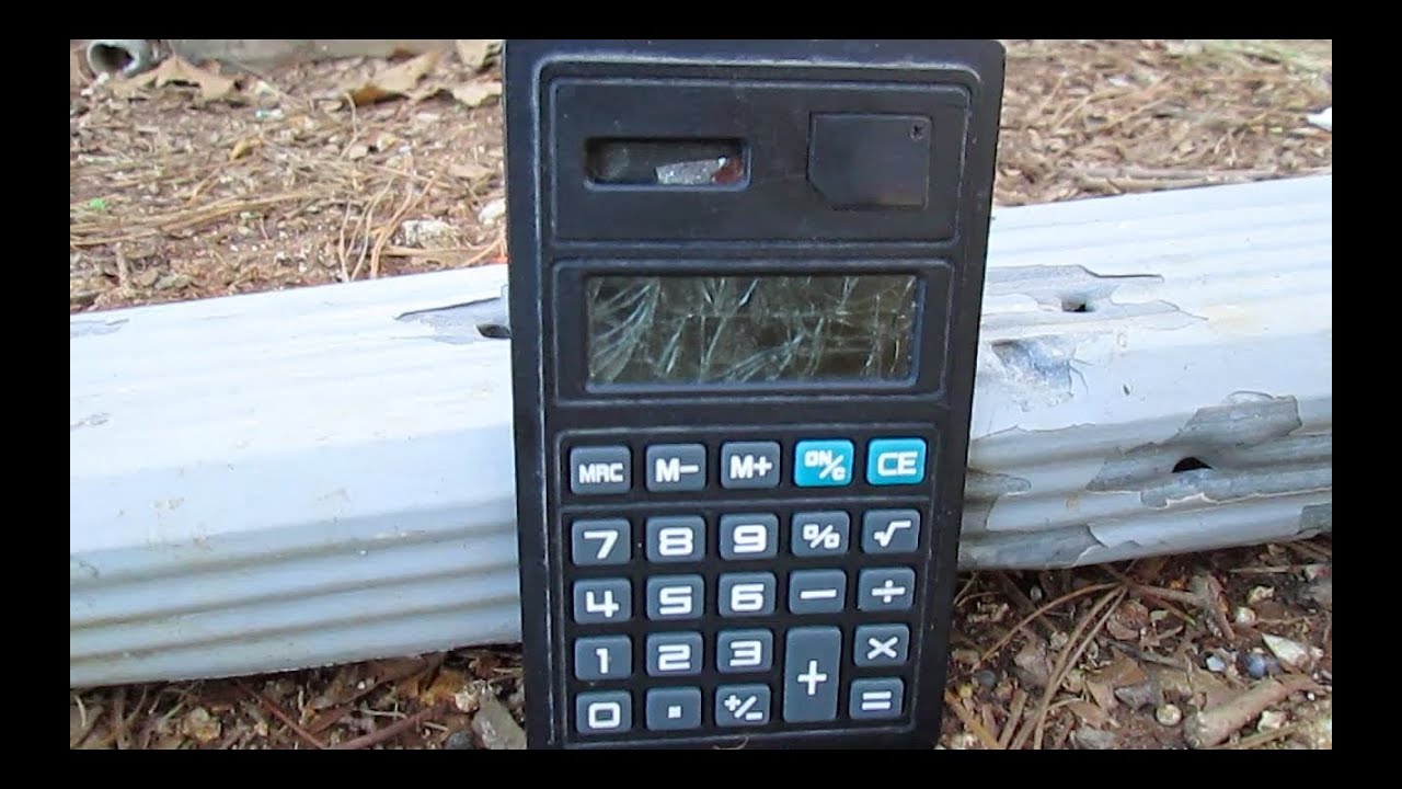 Shooting a Calculator