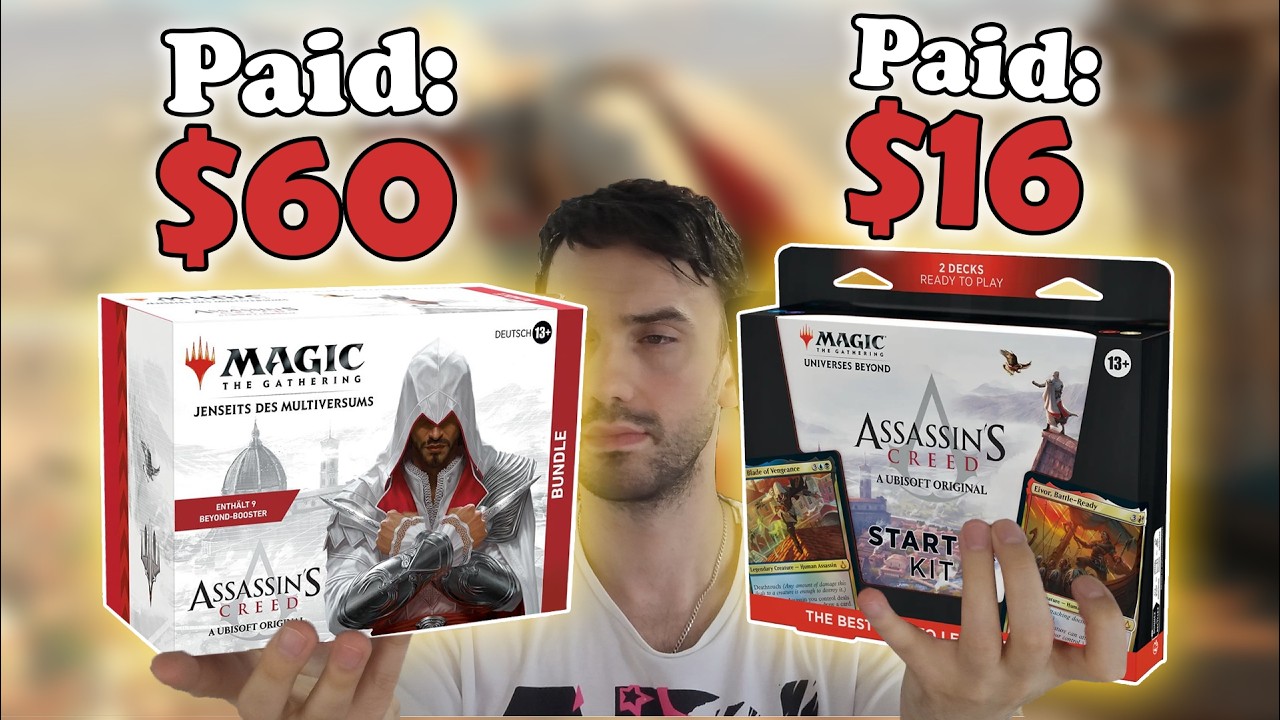 What Cards Will Make Me My Money Back? Assassins Creed Bundle (& Starter Kit) opening
