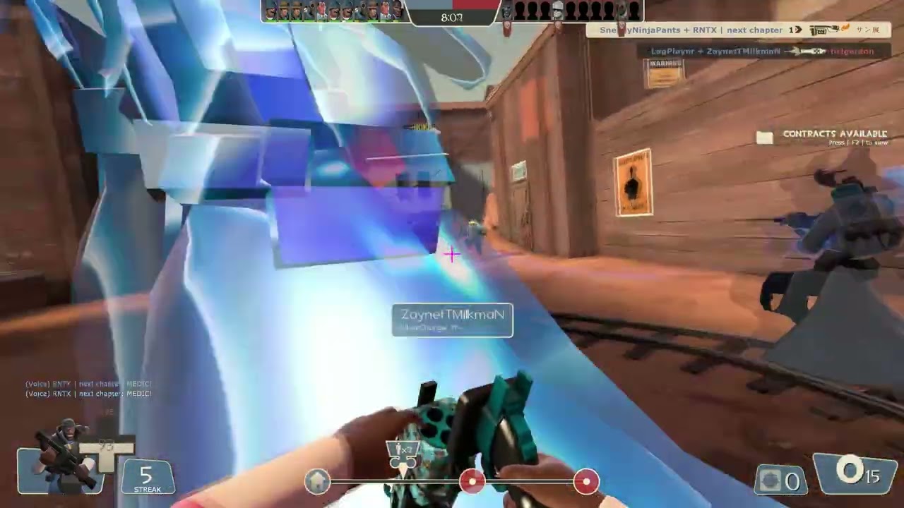beautiful light (tf2 demoman frag)