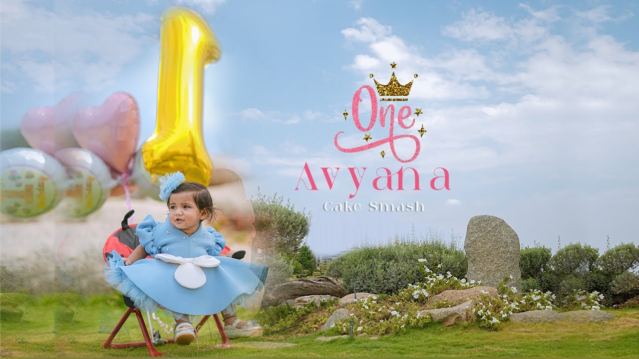 Avyana || Cake Smash & Baby Shoot || VAS Photography ||  Experium Eco park ll Shankar Vas