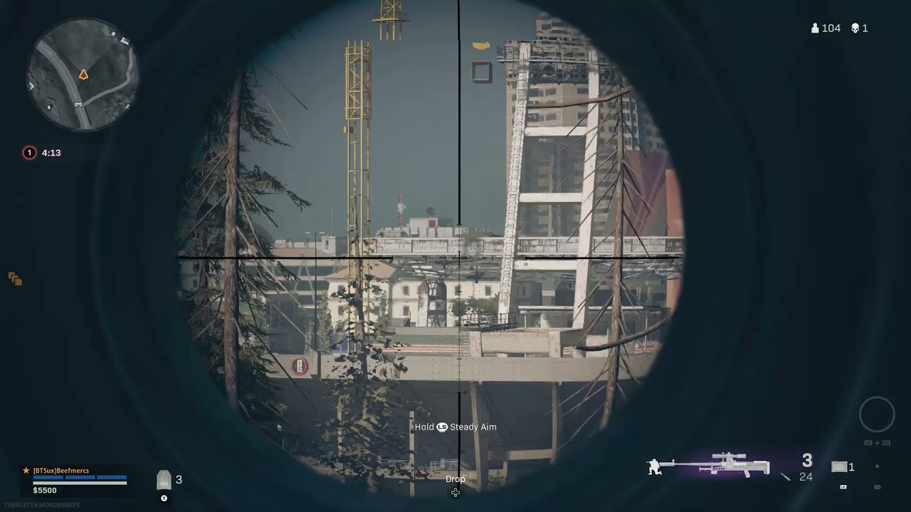 INSANE! 400m Sniper Kill on WARZONE