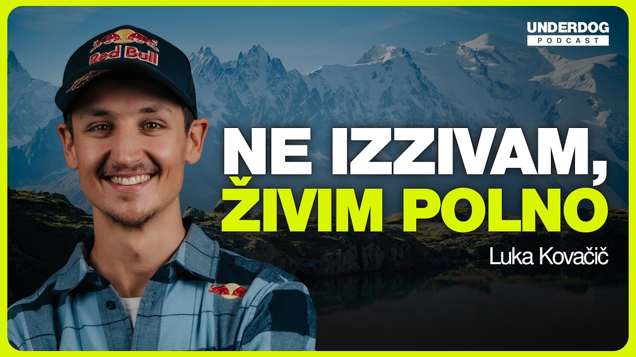 Osvajanje gorskih vrhov in svojih sanj - Luka Kovačič⎜Underdog podcast #73
