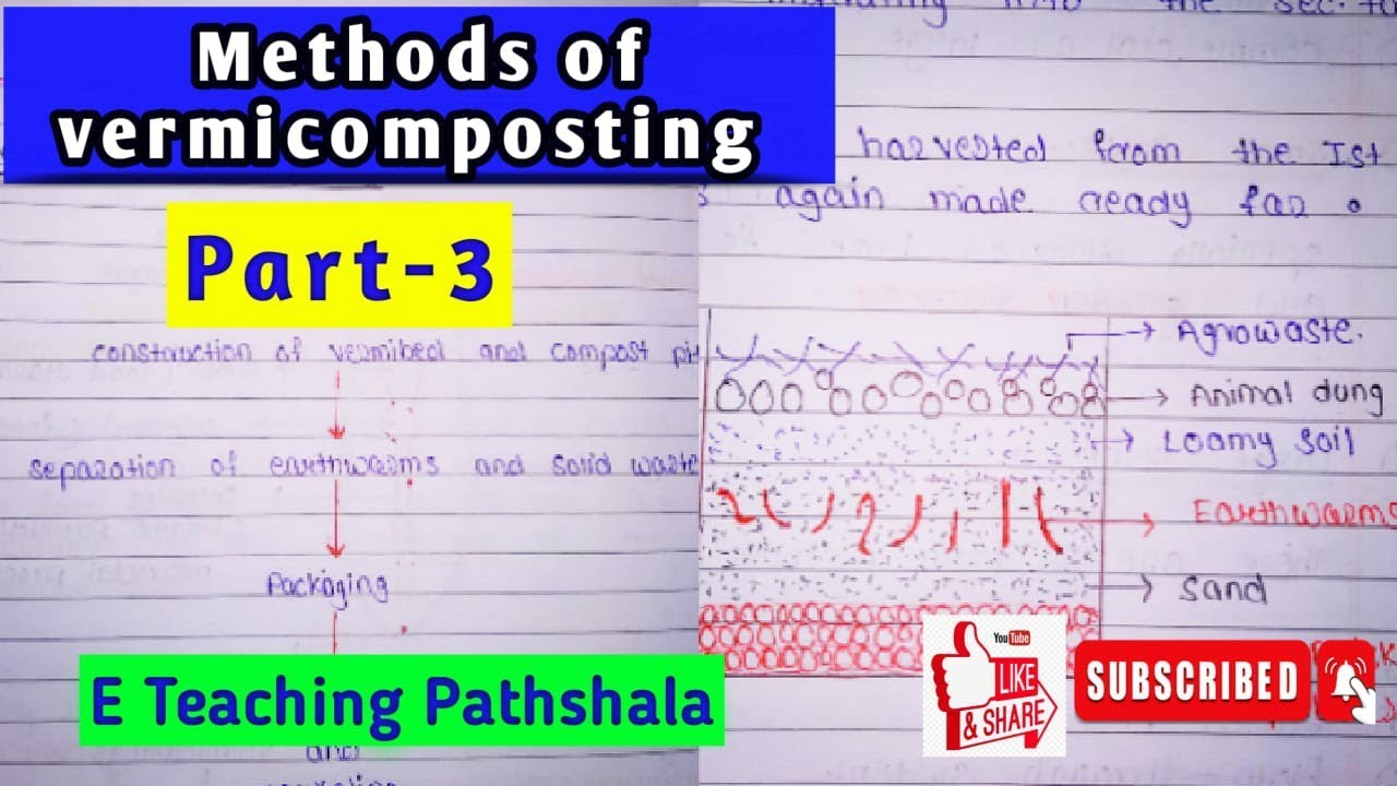 vermicompost technology| methods of vermicomposting| how to prepare vermicompost|bsc 3rd year notes|