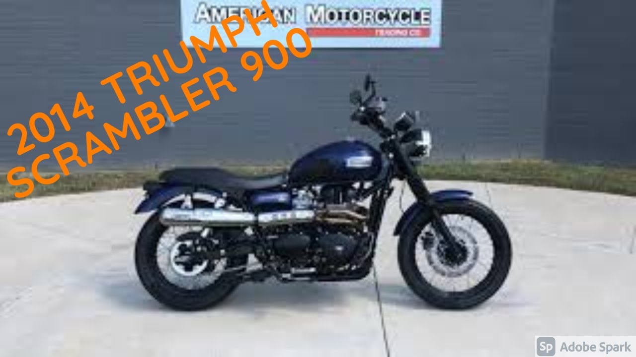 611367 2014 TRIUMPH SCRAMBLER 900