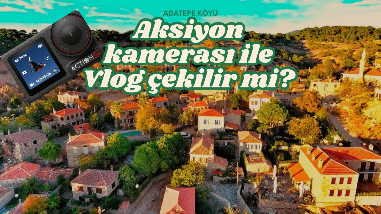 Adatepe köyünü Dji Osmo action 5 pro ile çekerken şok yaşadım!!! Süpriz sonlu! Bu köy harika!