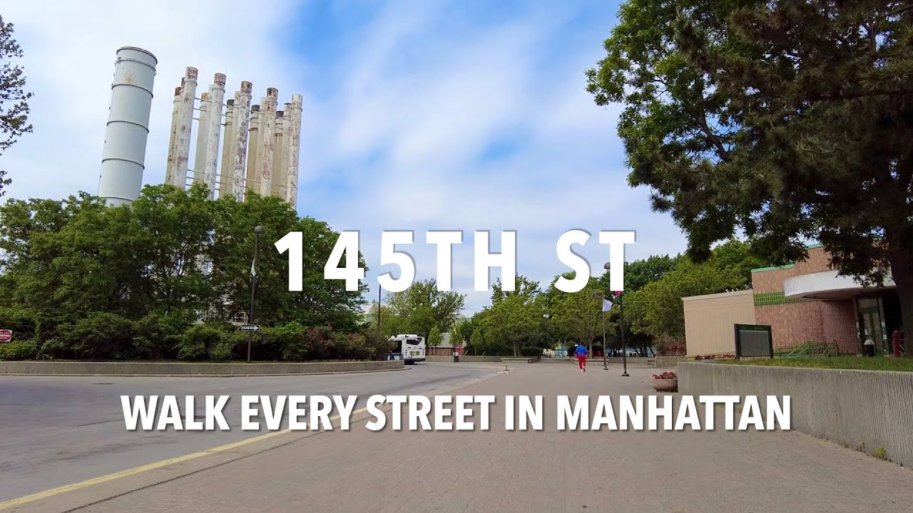 Walking Manhattan | 145th Street & Bridge w/ Riverbank State Park | Hamilton Heights & Harlem