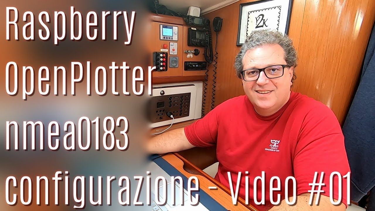 Raspberry in barca installazione OpenPlotter dati NMEA 0183 su Tablet e OpenCPN - Video 1 (2021)