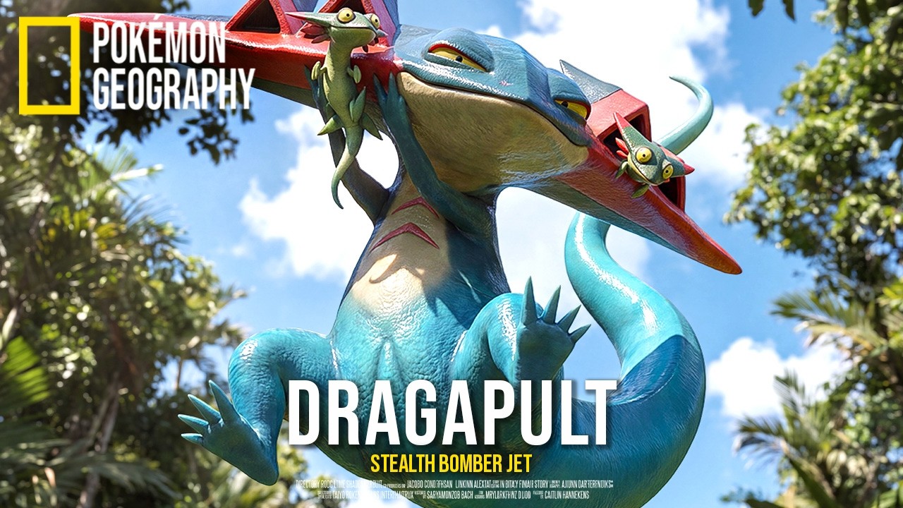 NatGeo: Phantom Delta Wings | Dragapult - Stealth Bomber Jet (Real-Life Pok&eacute;mon)