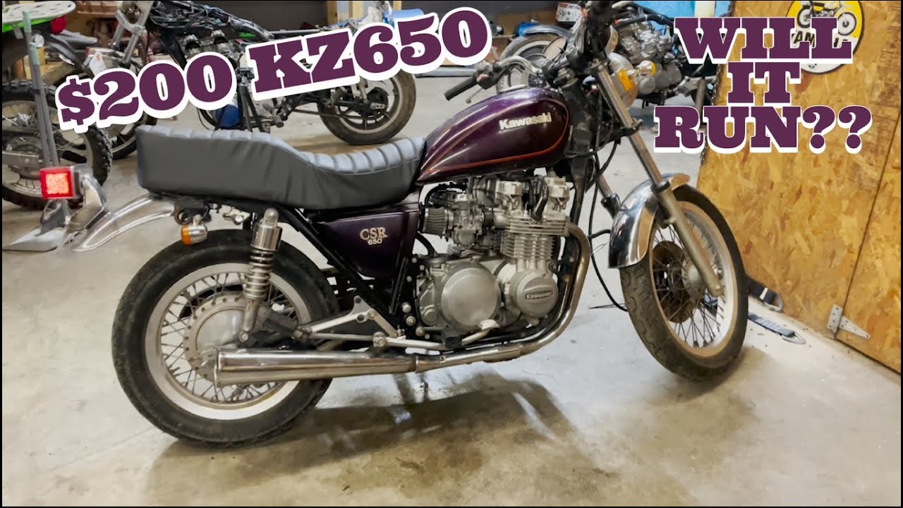 Ремонт и переделка Kawasaki Kz650 за 200 долларов