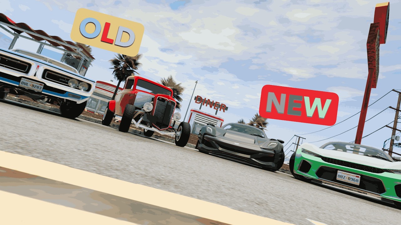 OLD Cars V.A NEW Cars?!!? Who Will WIN?? (Beam-NG MODS)