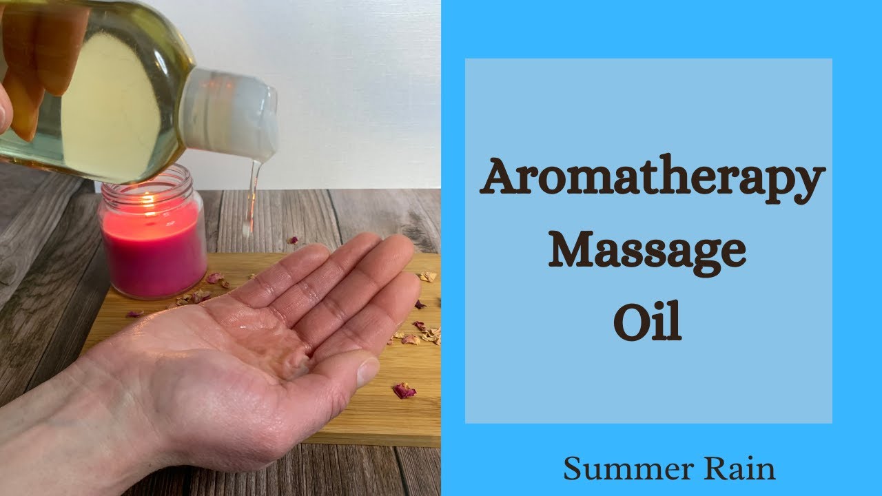 How To Make Aromatherapy Massage Oil  (with FREE recipe)