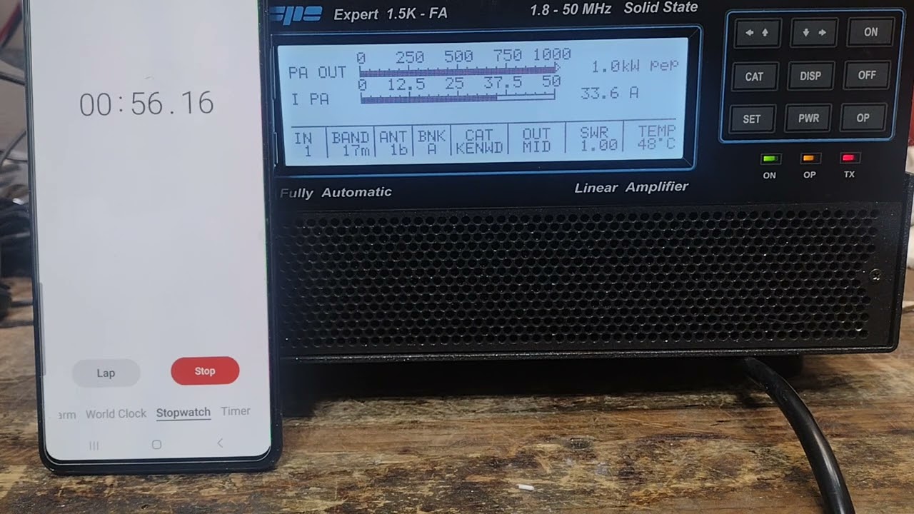 SPE 1.5K-FA Post repair test.