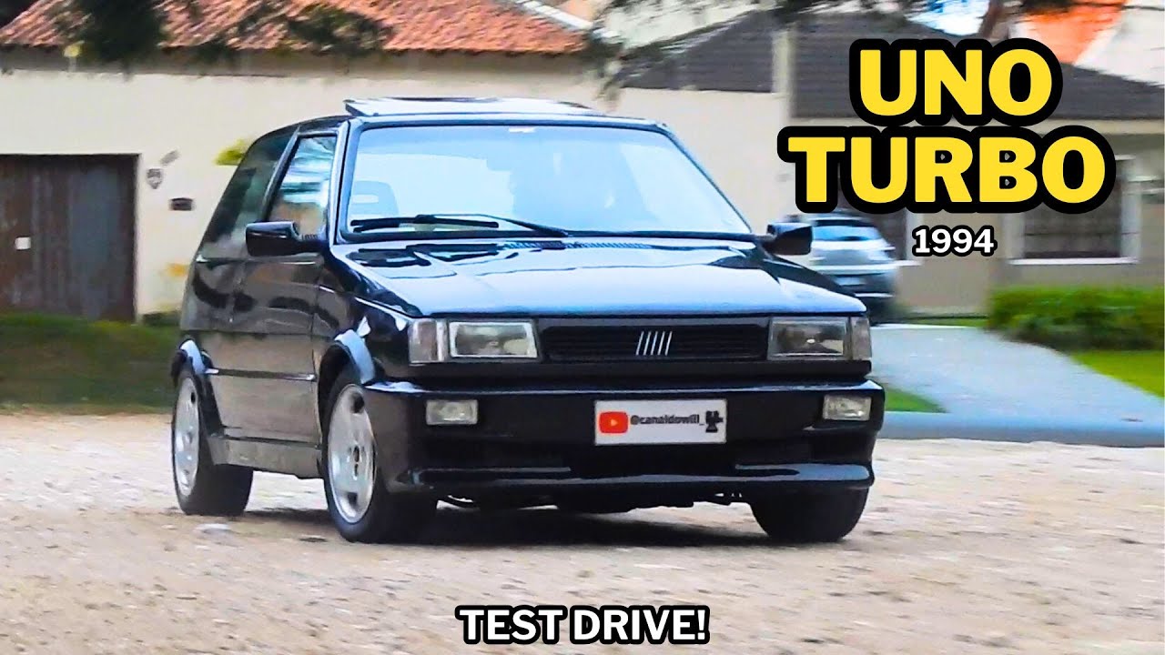 Fiat Uno Turbo I.E. 1994 🚗🔥 Esportivo de verdade! (Test Drive)