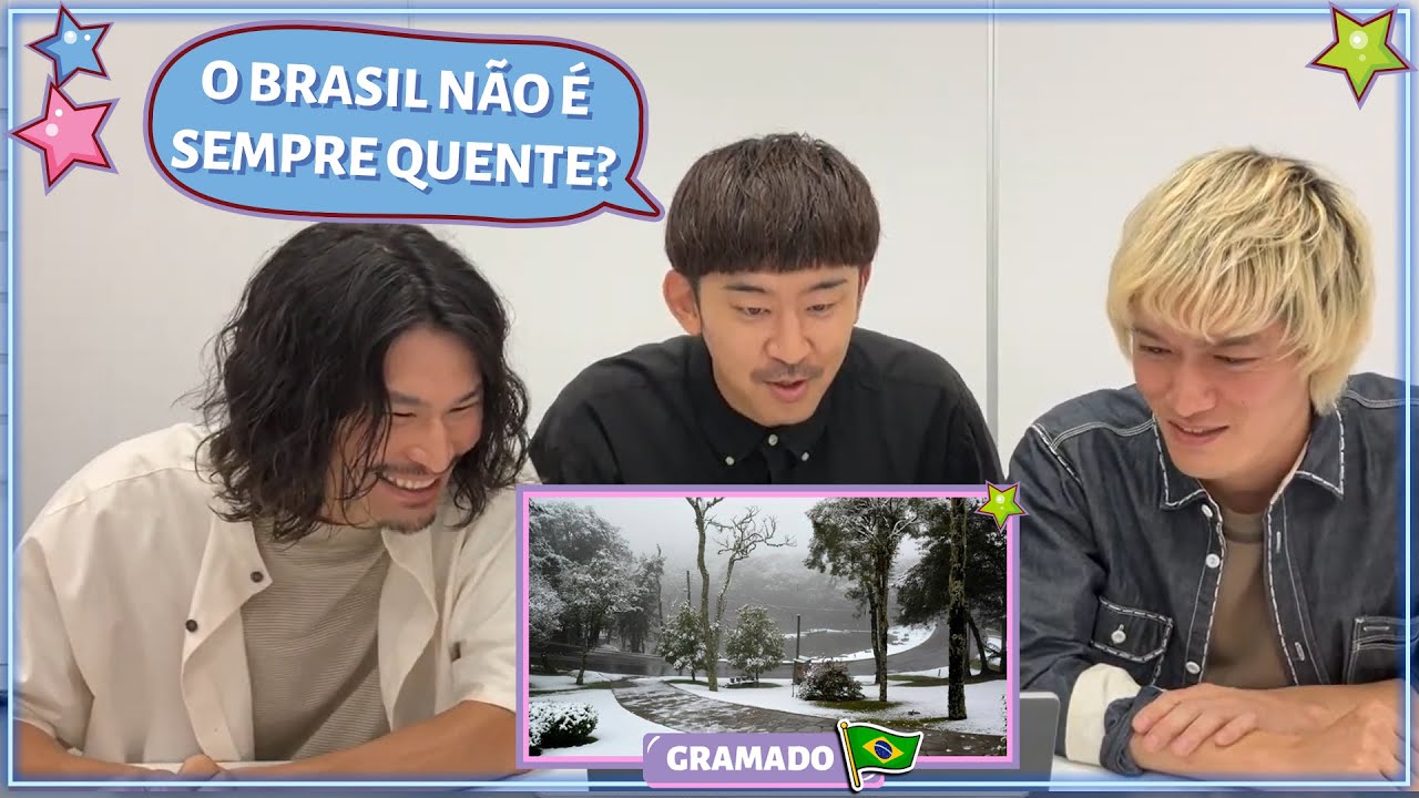 BANDA JAPONESA REAGE A PAISAGENS BRASILEIRAS - É BRASIL OU NÃO É? (COM THREE1989)