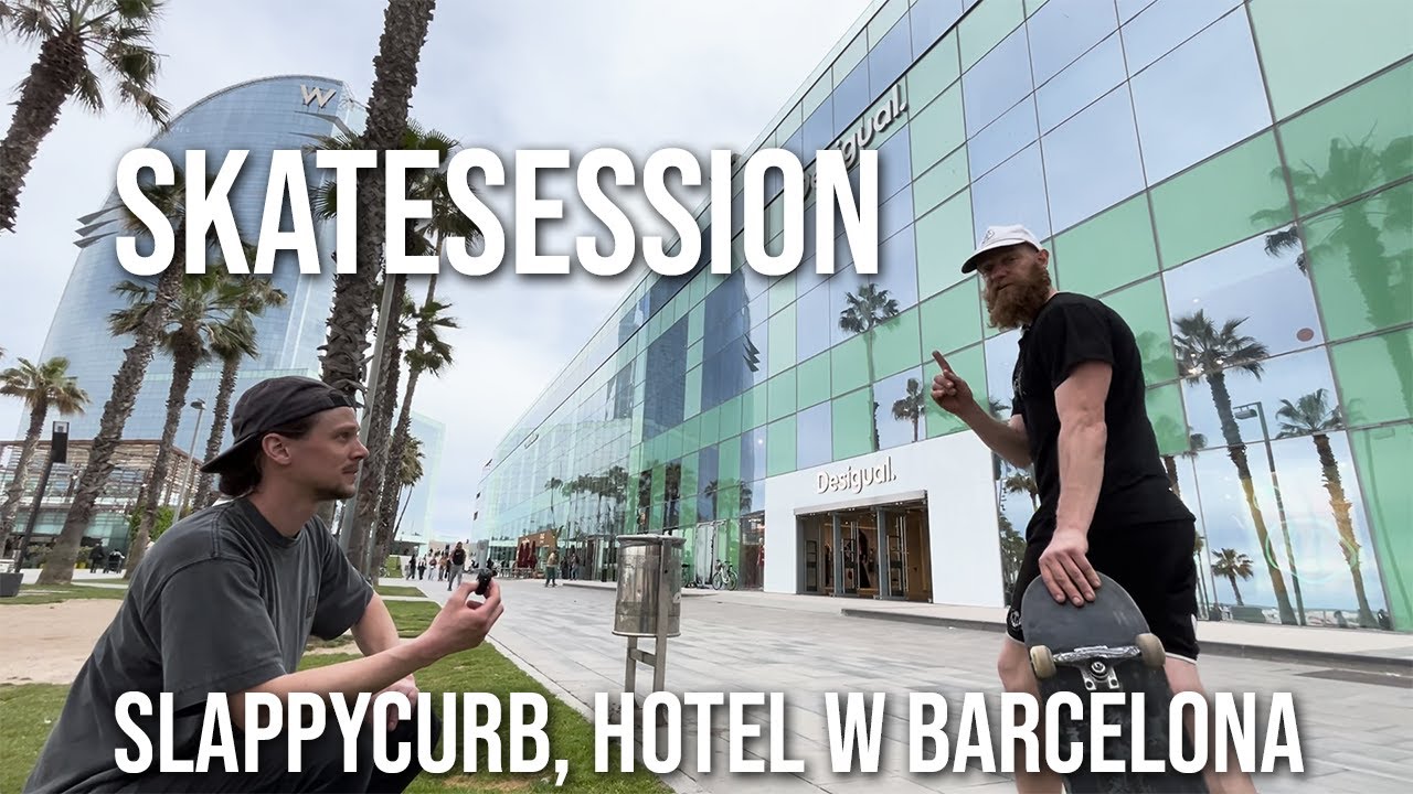 House of Decay: Skatesession - Slappycurb, Hotel W Barcelona (Spanien)