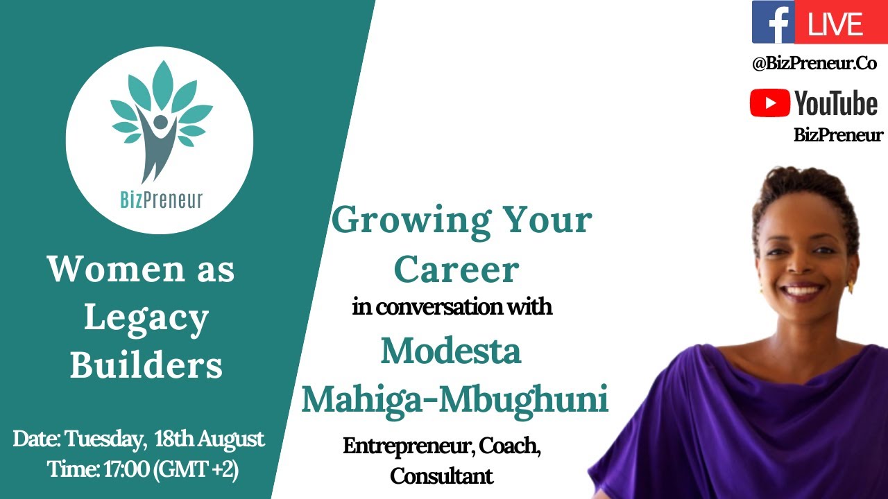 How to Grow Your Career with Mahalia Molema with Modesta Mahiga-Mbughuni