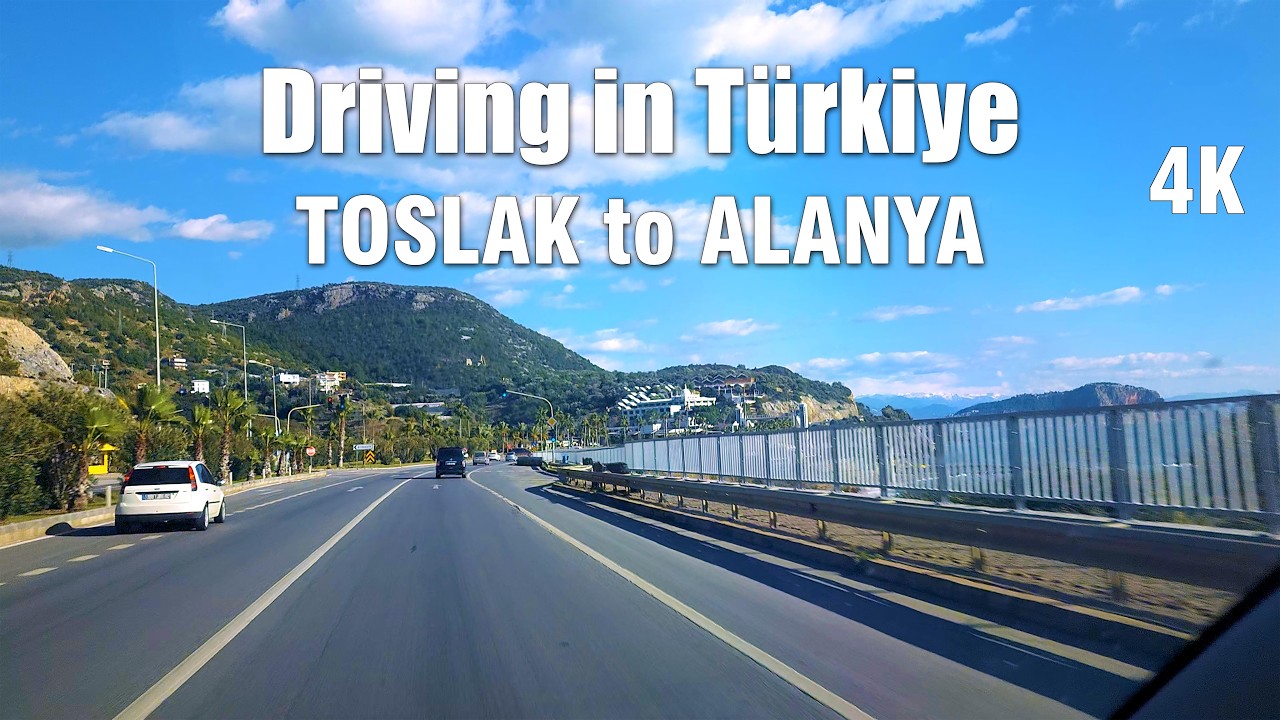 Тослак – Аланья: Горы, Деревни, Теплицы | Живописная Поездка по Турции 4K